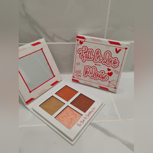 P.Louise Fall In Love 💕 The Start of Something Palette Mini Quad Palette NEW - Picture 7 of 12
